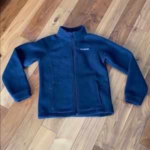 Columbia Fleece Jacket Full zip Kids Size M